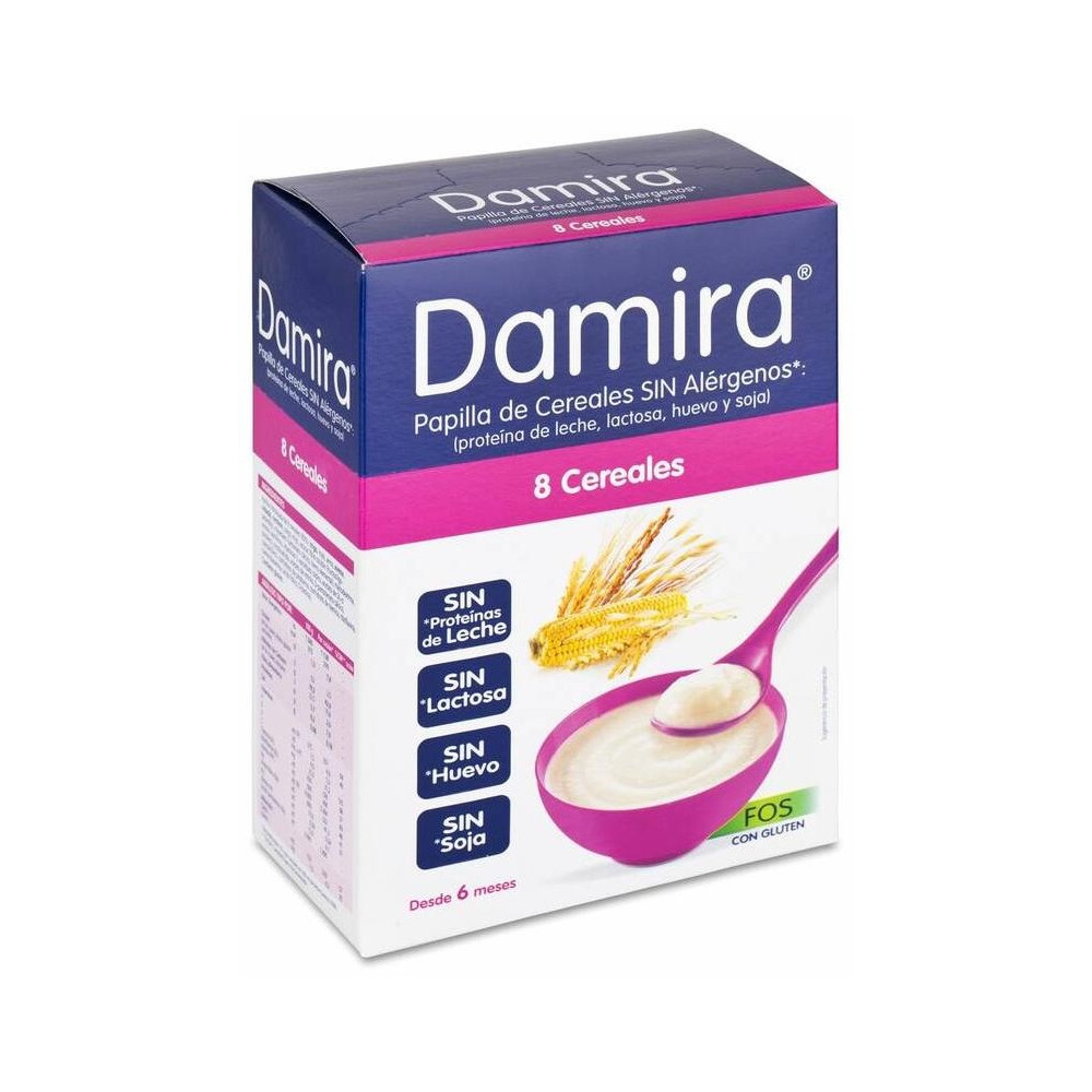 Damira Papilla 8 Cereales Fos 600 Gramos