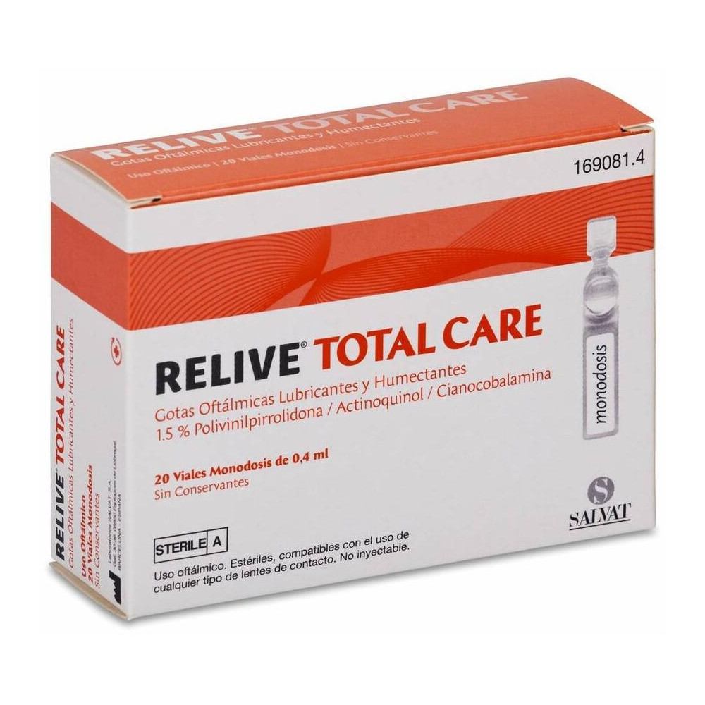Relive Total Care Gotas Oftálmicas 20 Monodosis