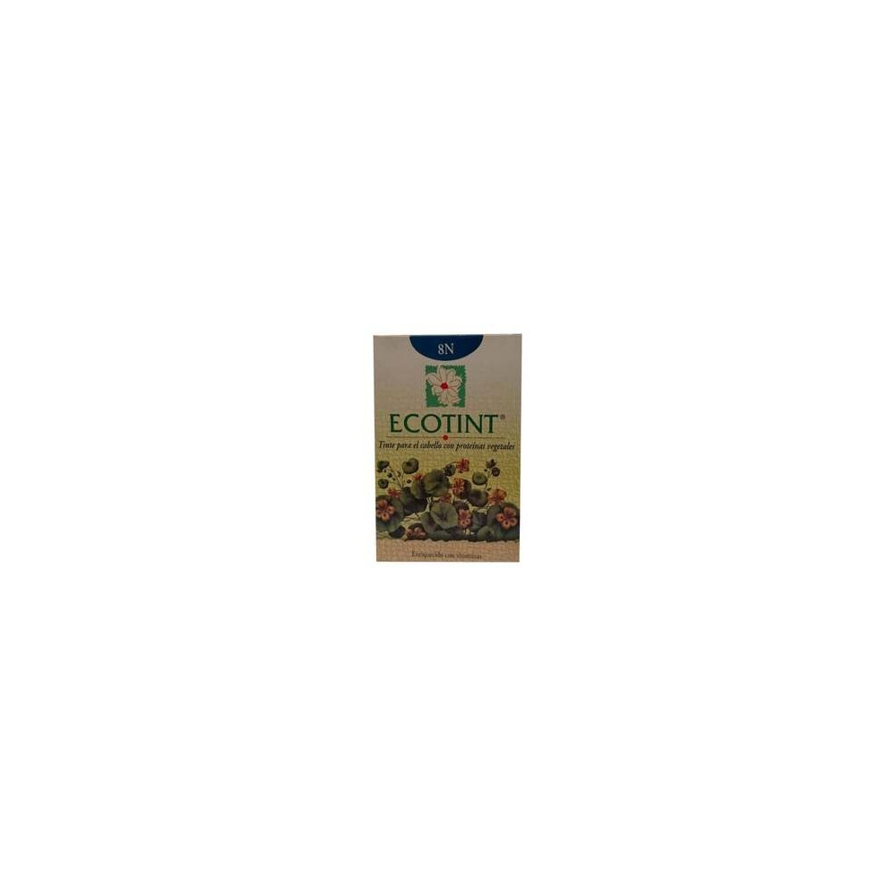 Ecotint Tinte Cabello 8N Rubio Claro 130Ml