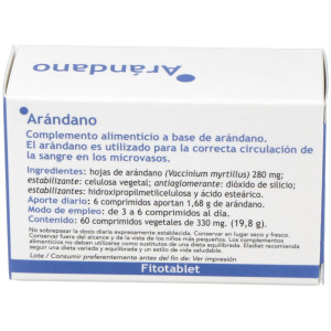 Fitotablet Arandano (Mirtilo) 60Comp