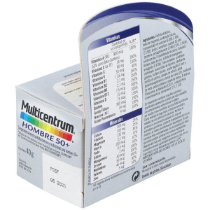 Multicentrum Hombre 50+, 30 Comprimidos