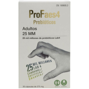 Profaes4 Probióticos Adultos 25Mm 30Cáps