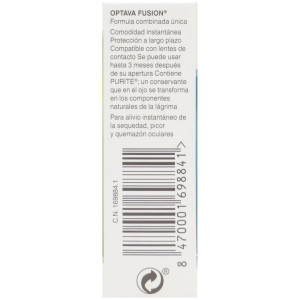Optava Fusión Colirio Ojo Seco 10Ml