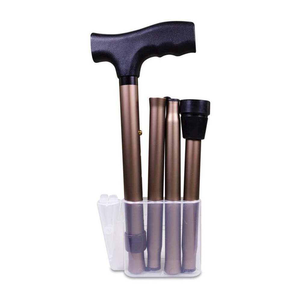 Ayudas Dinámicas Bastón Plegable Marrón Ad413/D, 1 Unidad