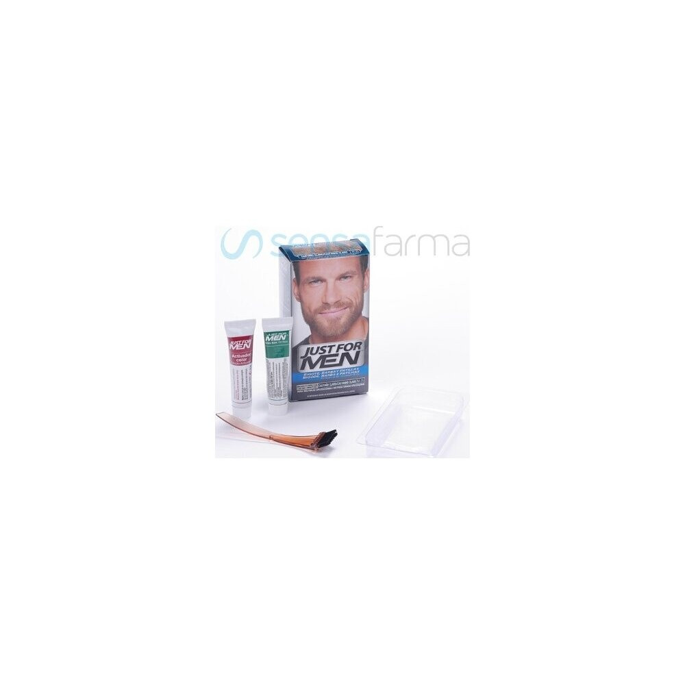 Just For Men Bigote Y Barba Gel Colorante 30 Cc Castaño Claro, 1 Ud