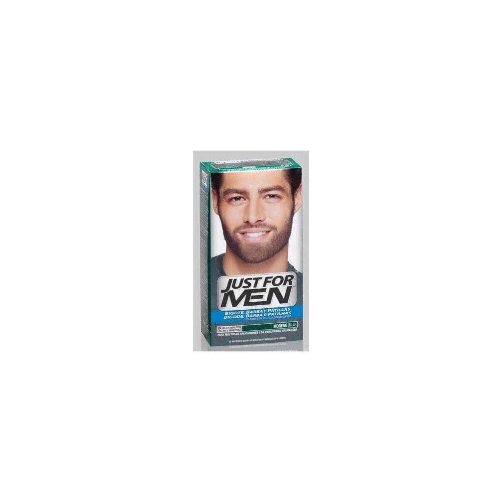 Just For Men Bigote Y Barba Gel Colorante 30 Cc Moreno, 1 Ud