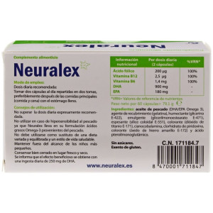 Neuralex 60 Capsulas De Gelatina Blanda