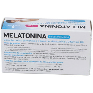 Natysal Melatonina 60 Comprimidos