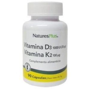Natures Plus Vit D3 Y K2...