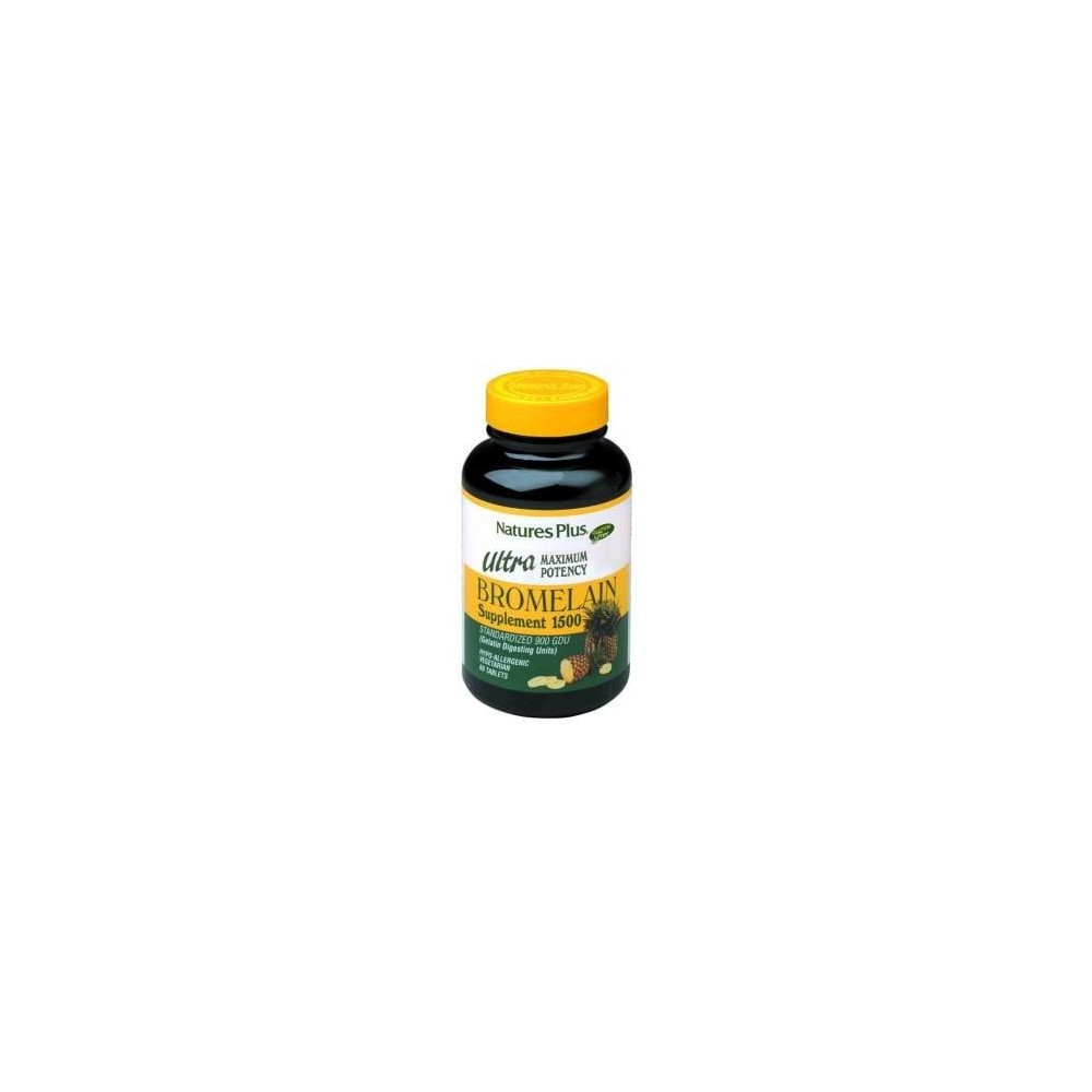 Nature'S Plus Ultra Bromelania 1500Mg 60Comp