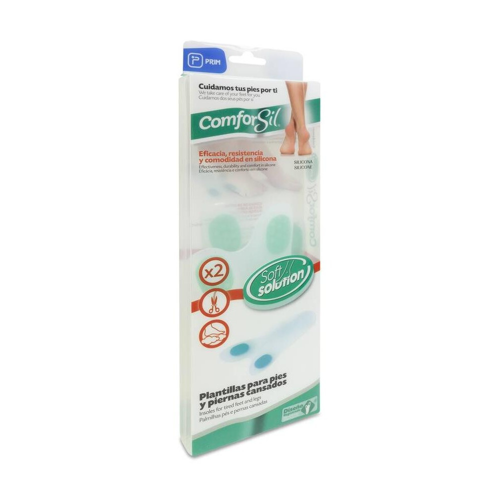 Comforsil Plantillas Silicona Pies Cansados Talla L, 2 Unidades