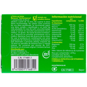 Berocca Performance, 30 Comprimidos