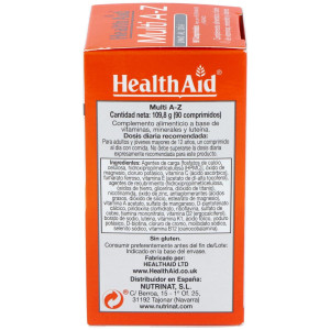 Multivit Y Minerals A To Z 90Comp. Health Aid
