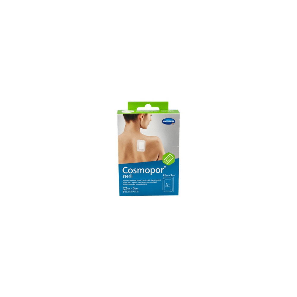 Cosmopor Steril Apósito 7,2 X 5 Cm, 5 Uds