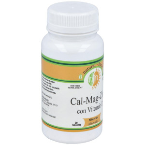 Natural Force Calcium Magnesium Zinc Vitamina D 90Caps