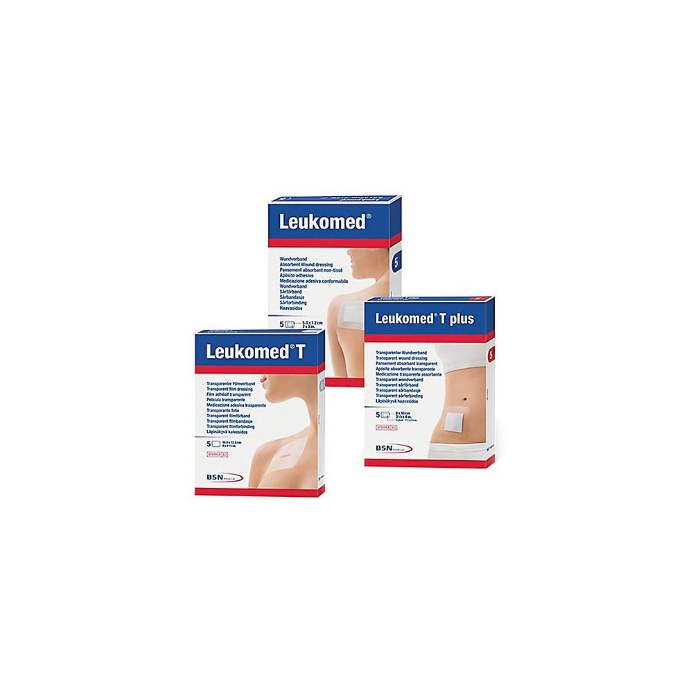 Leukomed T 5 Cm X 7,2 Cm, 5 Apósitos
