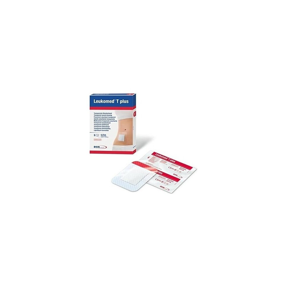 Leukomed T Plus Apósito Transparente 8Cm X 10Cm, 5 Uds