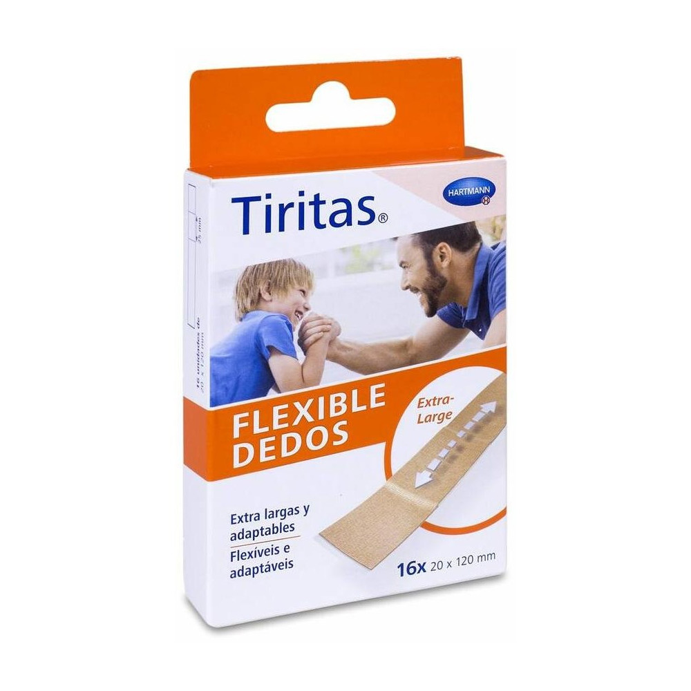 Tiritas Tela Elastic Dedos Extra Largas