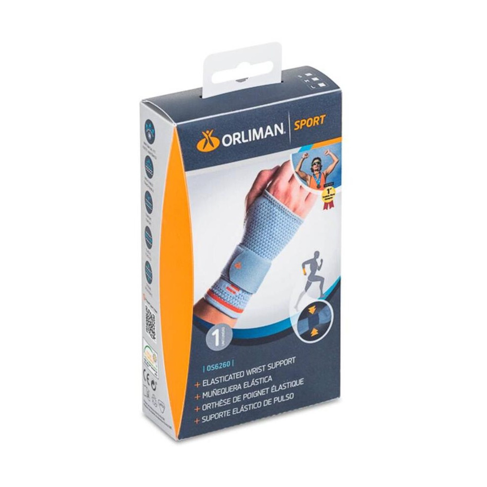 Orliman Sport Muñequera Os6260 1/S 15-18, 1 Unidad
