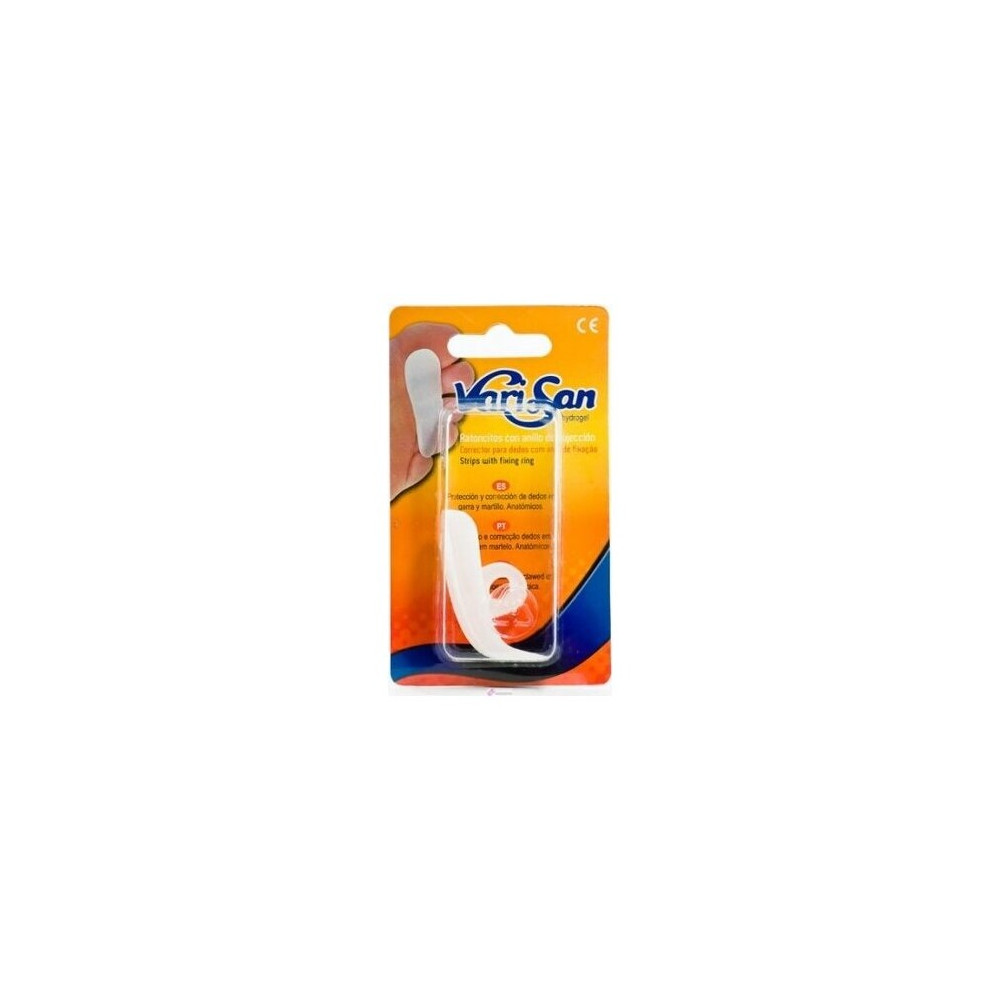 Varisan Hydrogel Ratoncitos Con Anillo De Sujección Talla Mediana Pie Derecho, 1 Ud