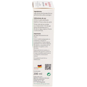 Jugo De Granada 200Ml. Schoenenberger
