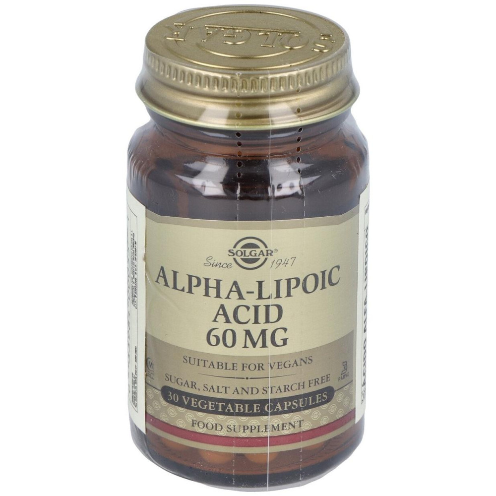 Solgar Ácido Alfa-Lipoico 60Mg 30Vcaps