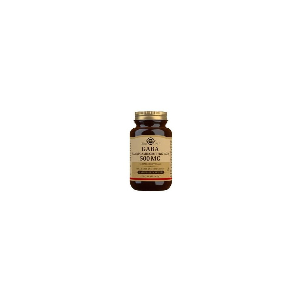 Gaba 500 Mg. 50 Cápsulas Vegetales