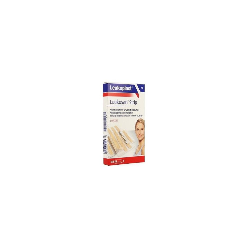 Leukosan Strip Sutura Cutanea Esteril 9 Tiras 2