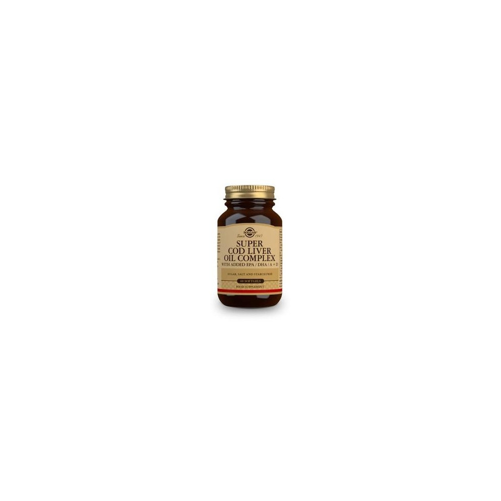 Solgar Super Codliver Oil Complex 60Cáps
