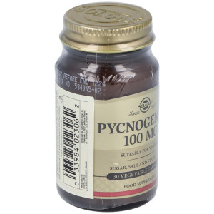 Solgar Pycnogenol 100Mg Extracto De Corteza De Pino 30Vcaps