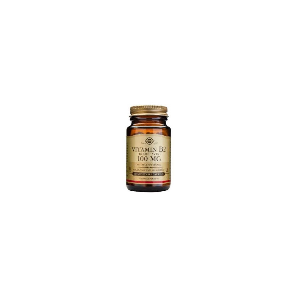 Solgar Vitamina B2 Riboflavina 100Mg 100Vcaps