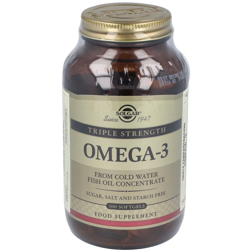 Omega-3 Triple Concentracion Cápsulas Blandas 100 U
