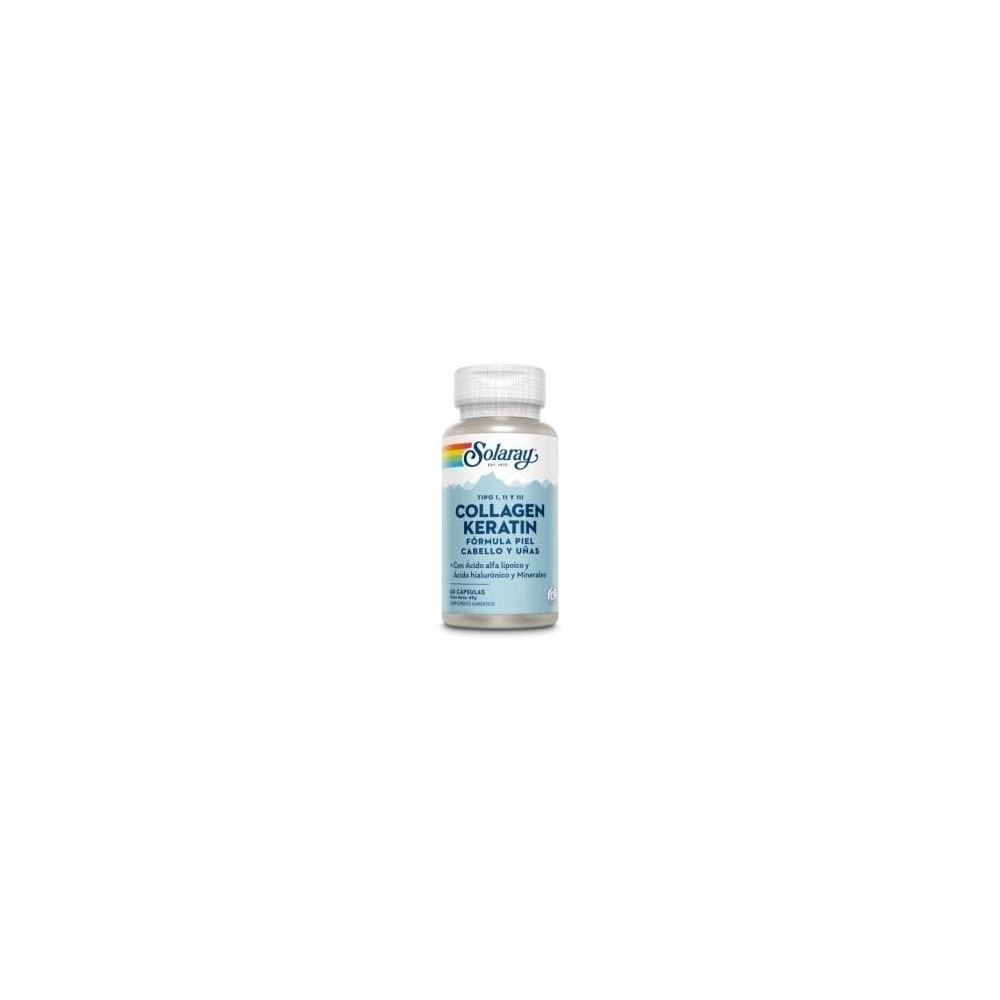 Solaray Collagen Keratin 60Cáps