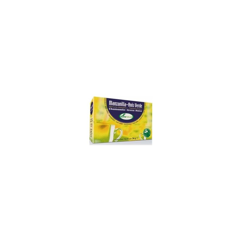 Soria Natural Manzanilla Con Anís Infusión 20 Filtros
