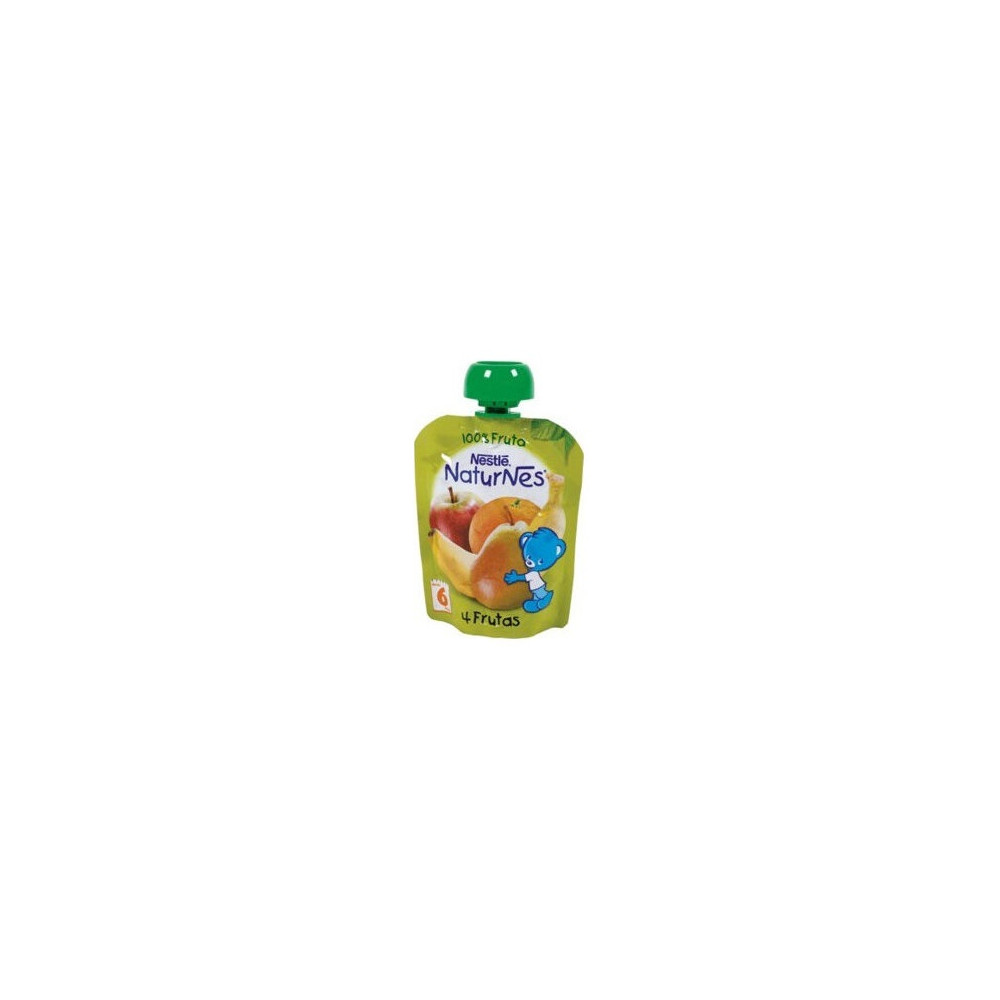 Nestle Naturnes Pouches 4 Frutas 90 Gr