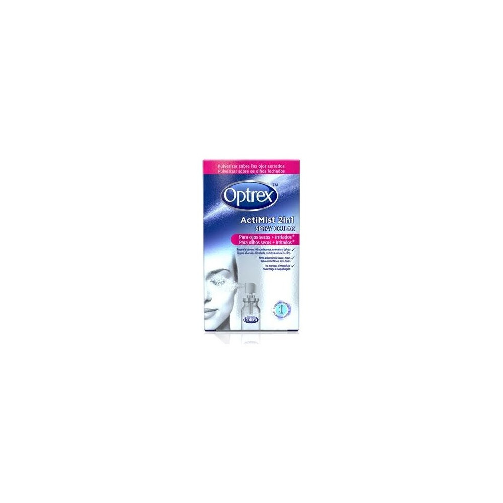 Optrex Actimist 2In1 Spray Ocular Ojos Secos E Irritados 10Ml