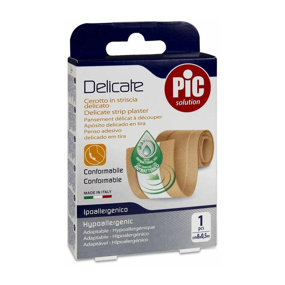 Pic Solution Apósitos Delicate Piel 8 Cm X 0,5 M, 1 Ud