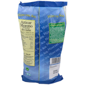 Azucar Moreno De Caña Bolsa 1Kg. Hijas Del Sol