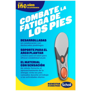 Scholl Liquiflex Plantillas Soporte Mejorado Talla 2 1 Par