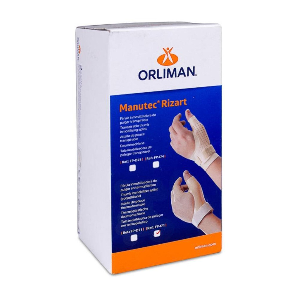 Orliman Férula Inmovilizadora Pulgar Fp-D74 Talla 3, 1 Unidad