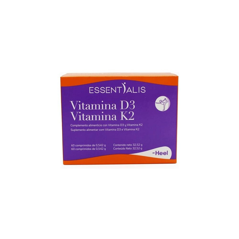 Essentialis Vitamina D3 Vitamina K2 60 Comp.