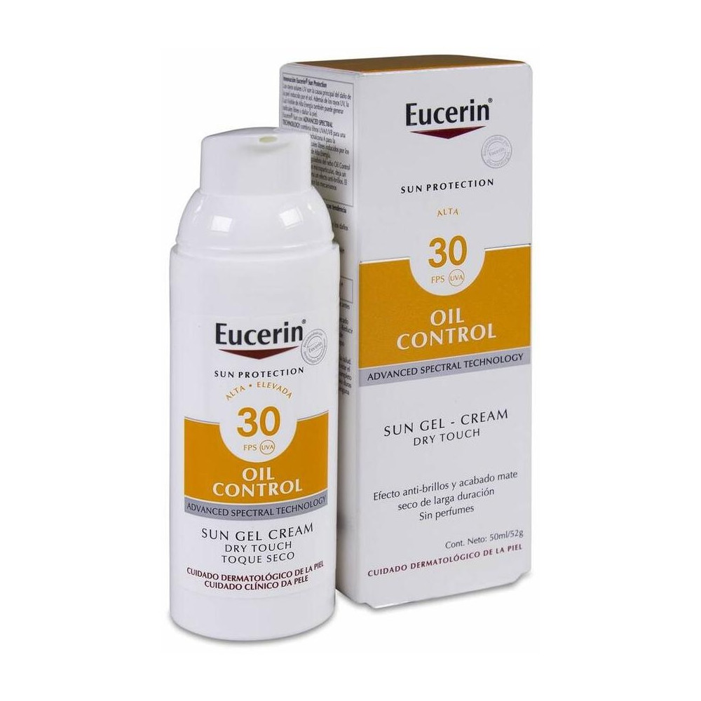 Eucerin Oil Control Fotoprotector Gel-Crema Dry Touch Spf 30+, 50 Ml