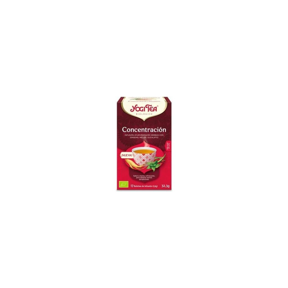 Yogi Tea Concentración Infusión Bio 17 Sobres