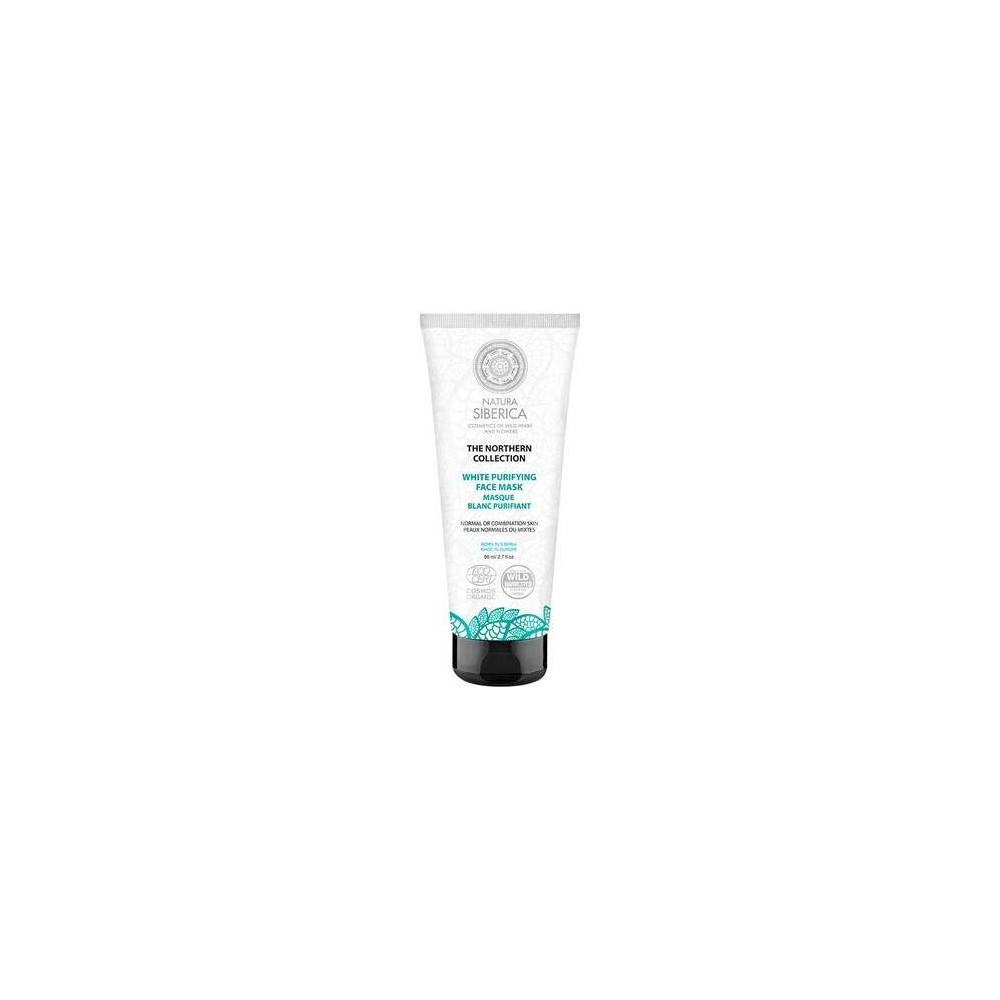 Natura Siberica Mascarilla Facial Blanca Purificante_ Pureza De La Piel 80 Ml