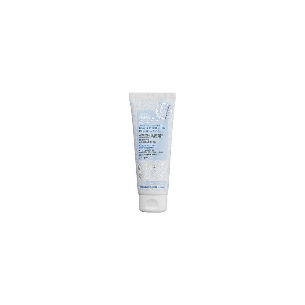 Natura Siberica Mascarilla Exfoliante Negra Purificante 75Ml