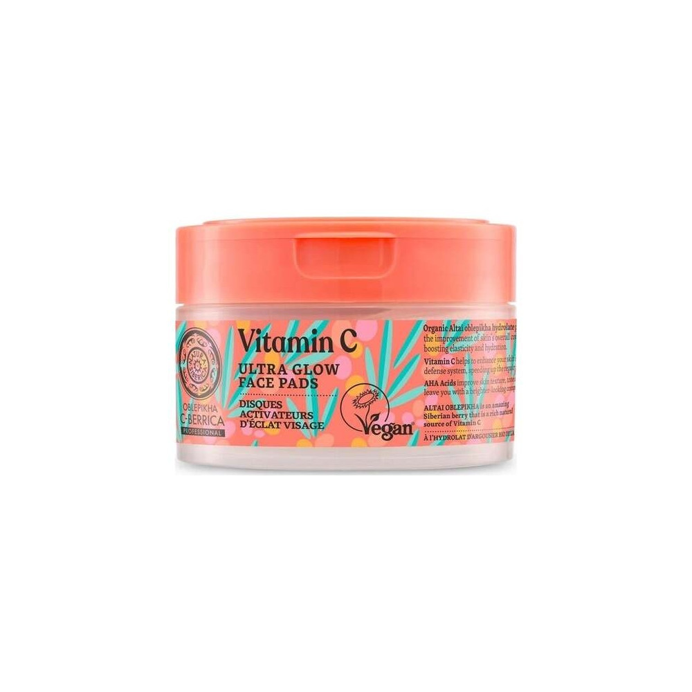 Natura Siberica Discos Faciales Ultrailuminadores 20Uds