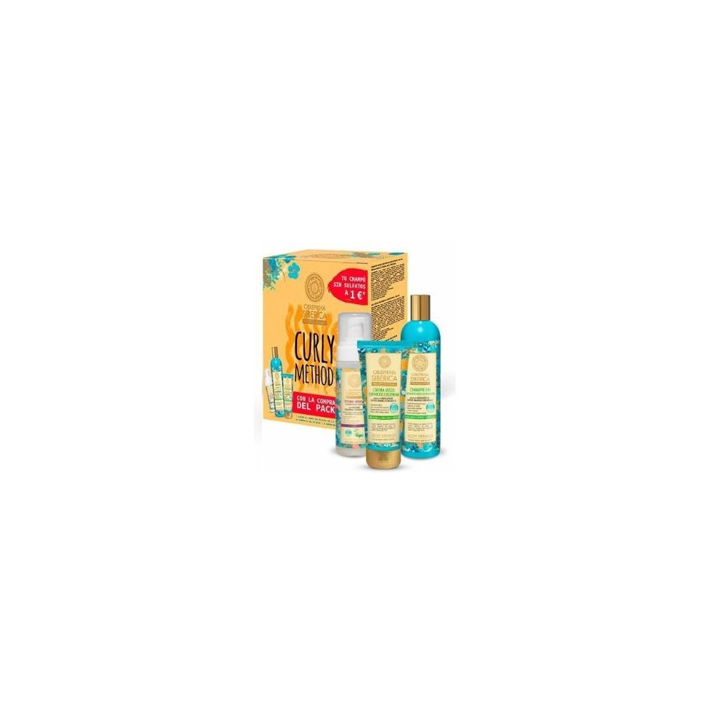 Oblepikha Set Curly Champu+Gel Rizos+Espuma 170Ml