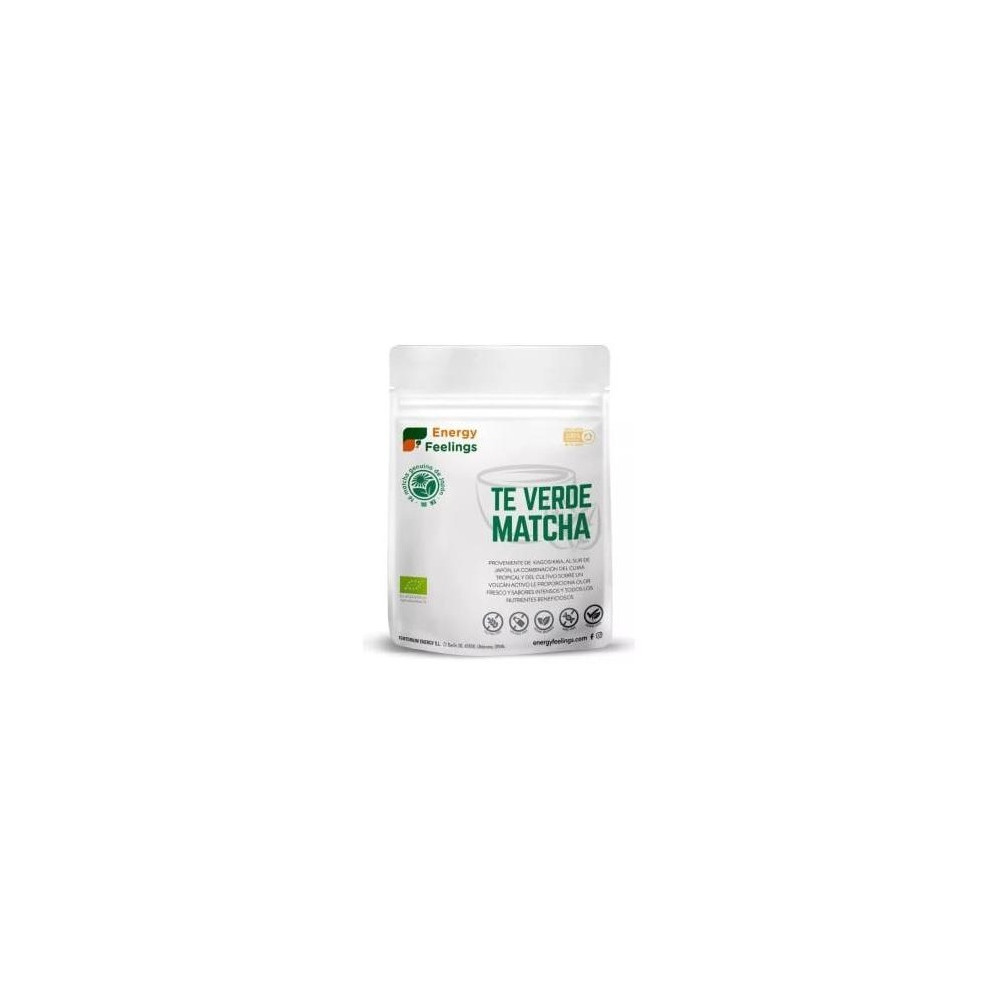 Energy Feelings Te Verde Matcha Polvo Eco Vegan Sin Gluten 100G