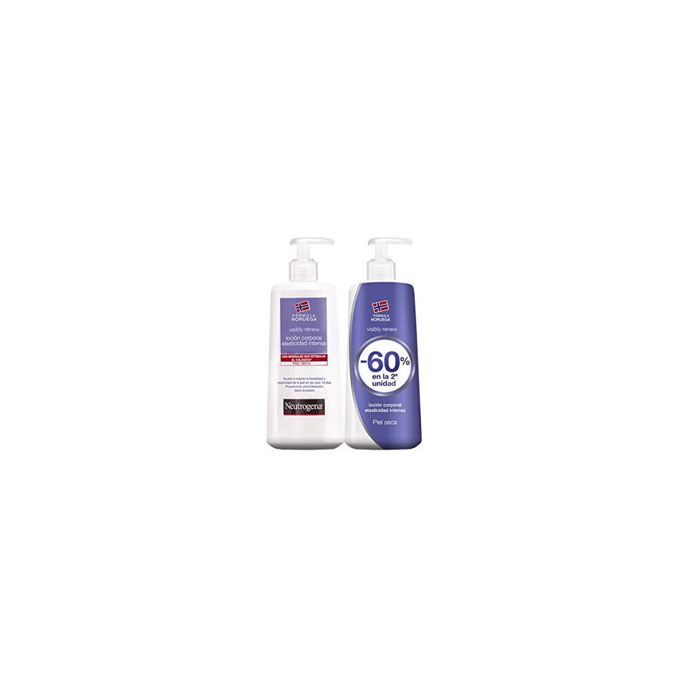 Duplo Neutrogena Visibly Renew Loción Corporal Elasticidad Intensa, 2 Unidades X 750 Ml