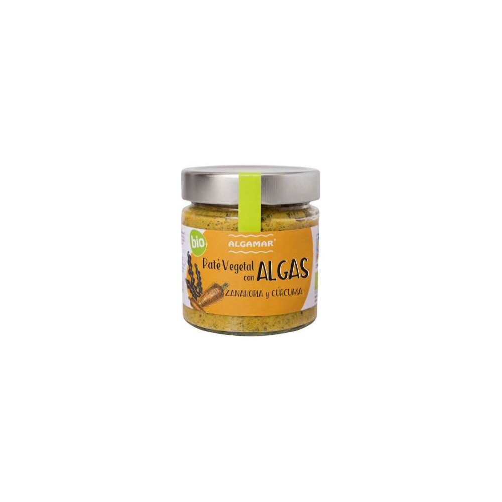 Pate De Algas Zanahoria Y Curcuma 180Gr. Bio